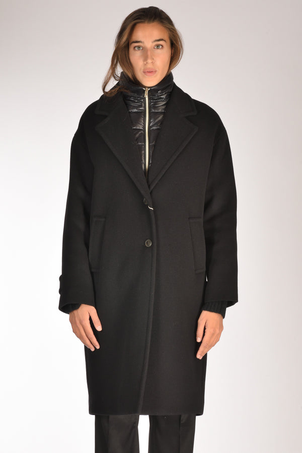 Herno Cappotto Pettorina Nero Donna-2