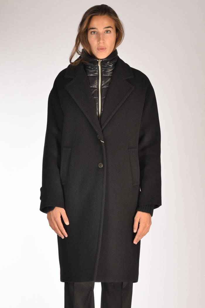 Herno Cappotto Pettorina Nero Donna - 2