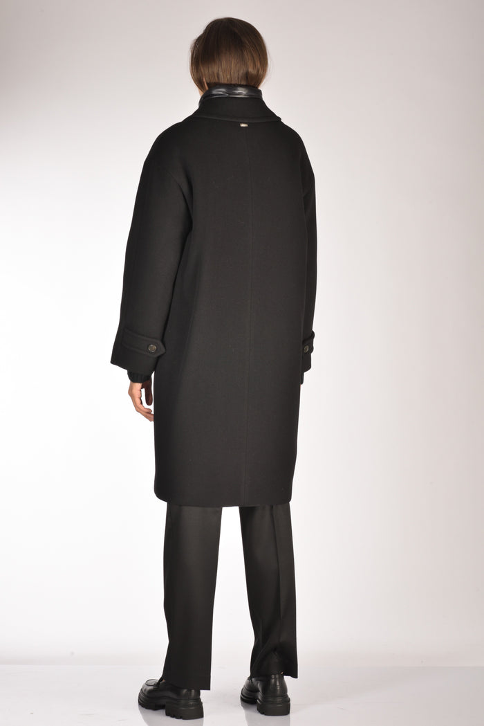 Herno Cappotto Pettorina Nero Donna - 5