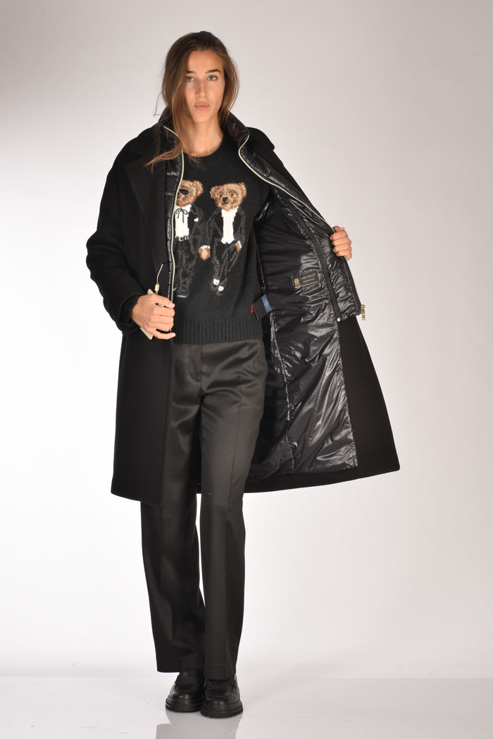 Herno Cappotto Pettorina Nero Donna - 7