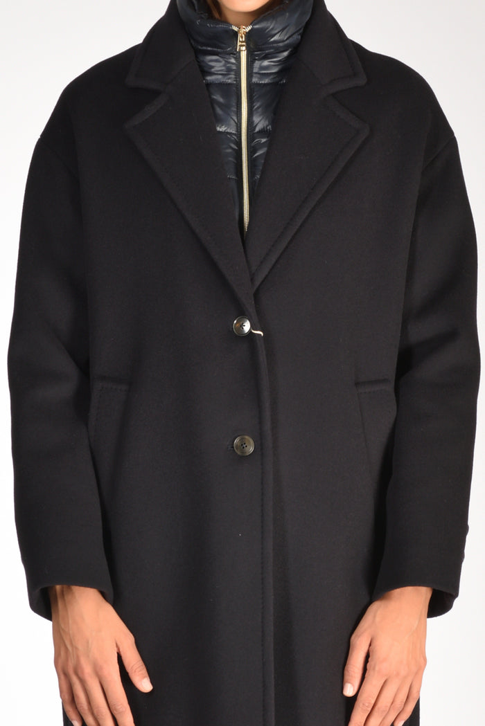 Herno Cappotto Pettorina Blu Donna - 3