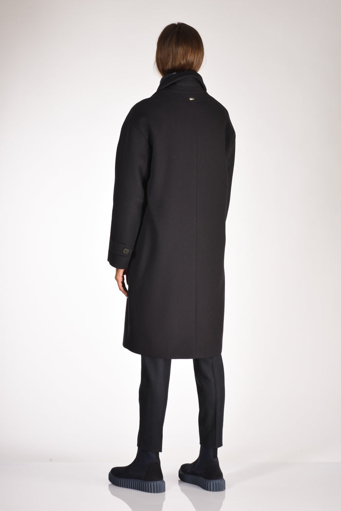 Herno Cappotto Pettorina Blu Donna - 5