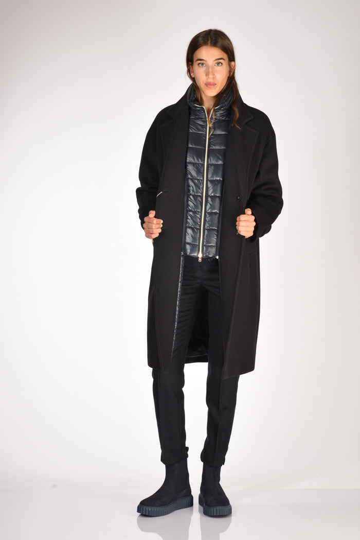 Herno Cappotto Pettorina Blu Donna - 6
