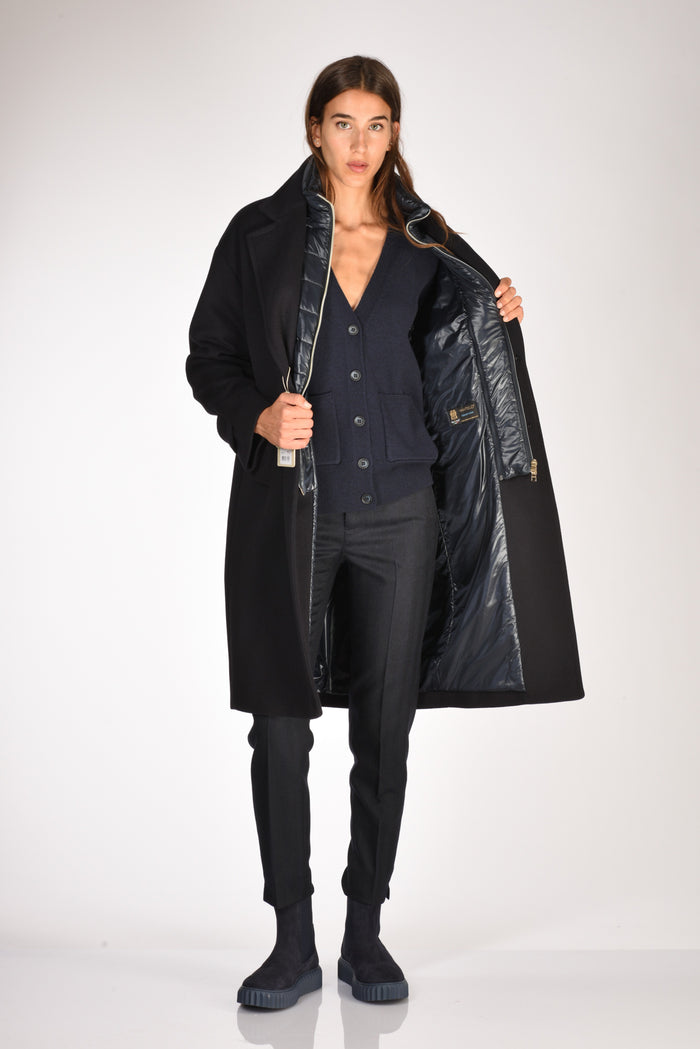 Herno Cappotto Pettorina Blu Donna - 7