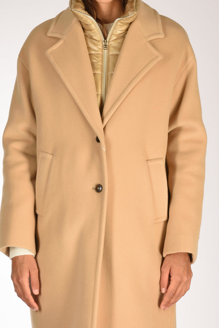 Herno Cappotto Pettorina Beige Donna - 3
