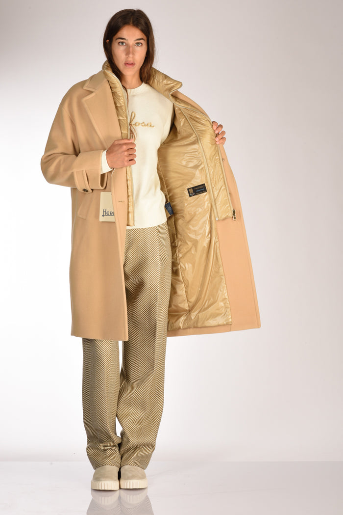 Herno Cappotto Pettorina Beige Donna - 7