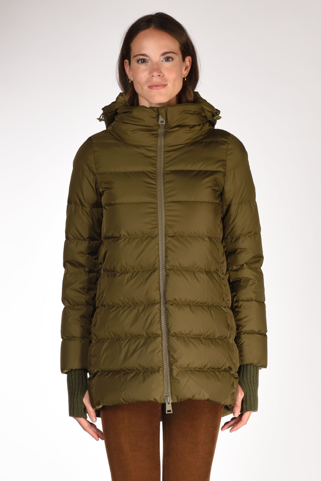 Herno Piumino Chamonix Verde Donna » Five Brescia