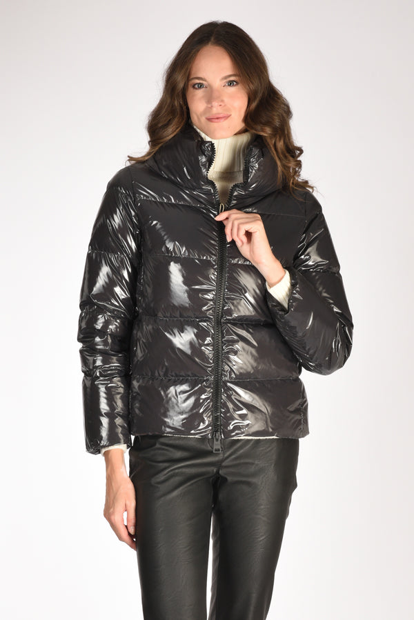 Herno Cappa Gloss Grigio Scuro Donna
