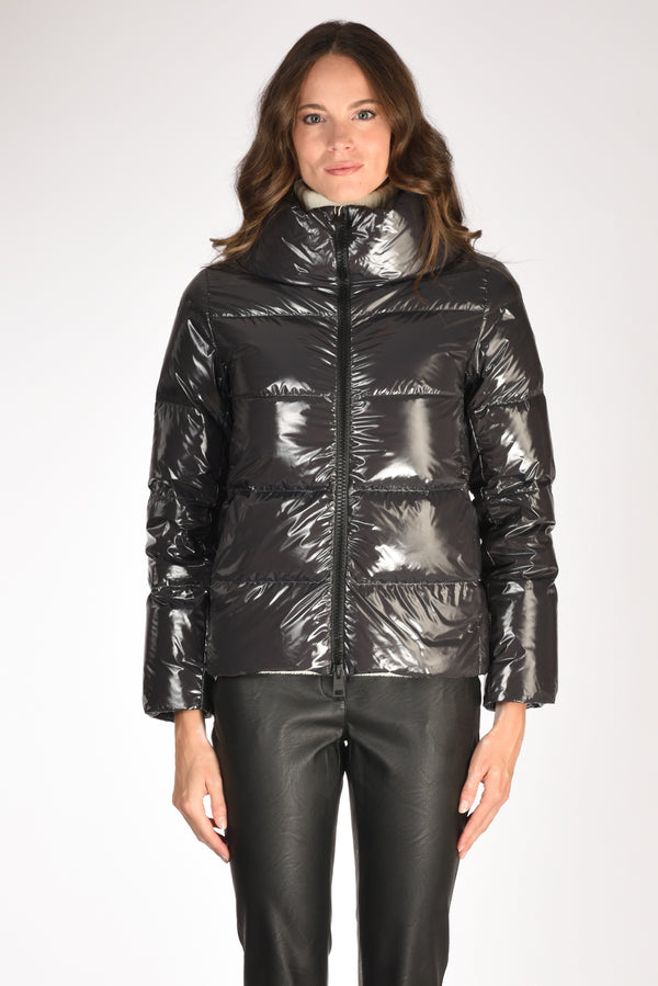 Herno Cappa Gloss Grigio Scuro Donna-2