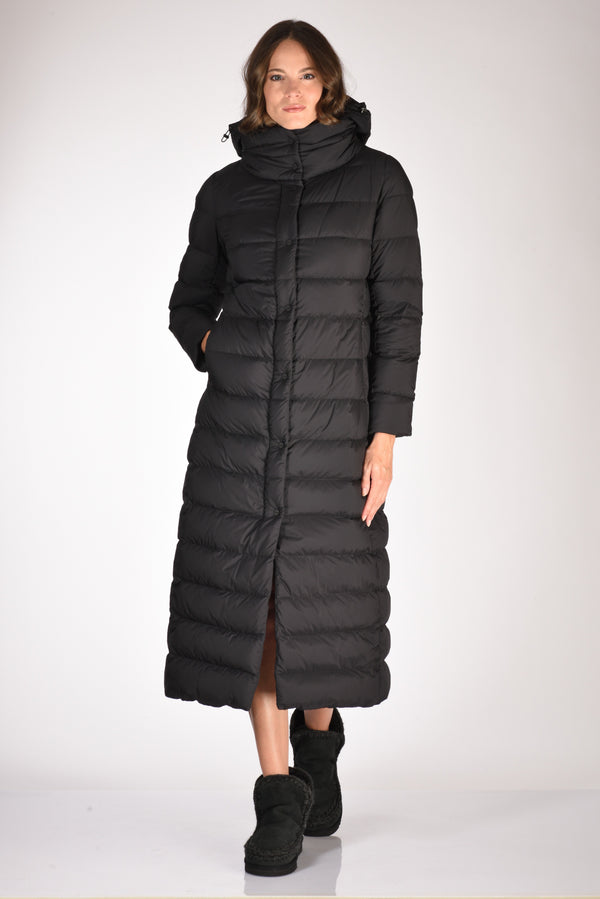 Herno Piumino Lungo Nero Donna