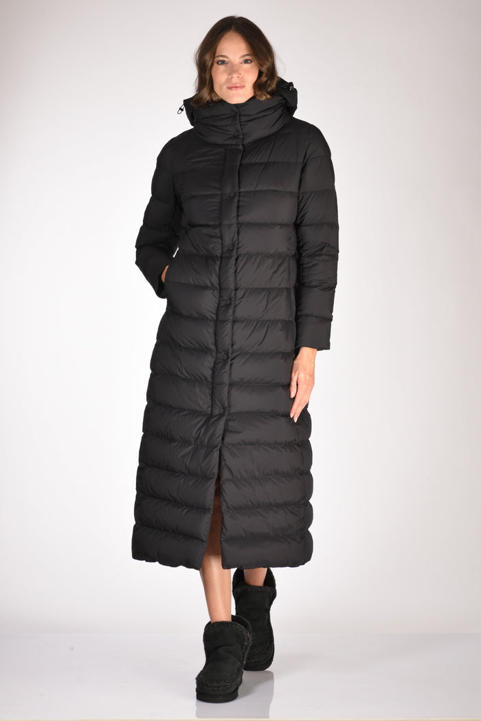 Herno Piumino Lungo Nero Donna - 1