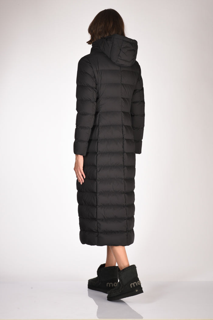 Herno Piumino Lungo Nero Donna - 5