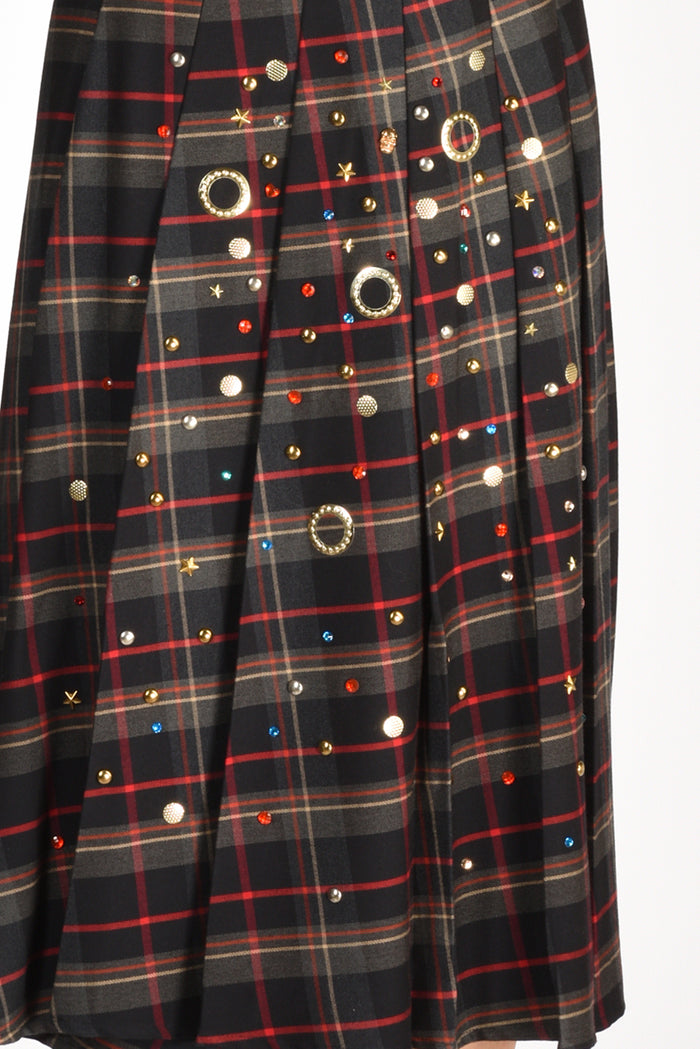 5 Progress Gonna Tartan Grigio/rosso/multicolor Donna - 4