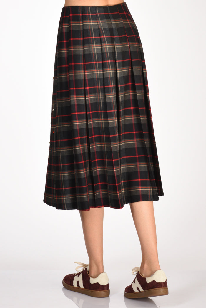 5 Progress Gonna Tartan Grigio/rosso/multicolor Donna - 6