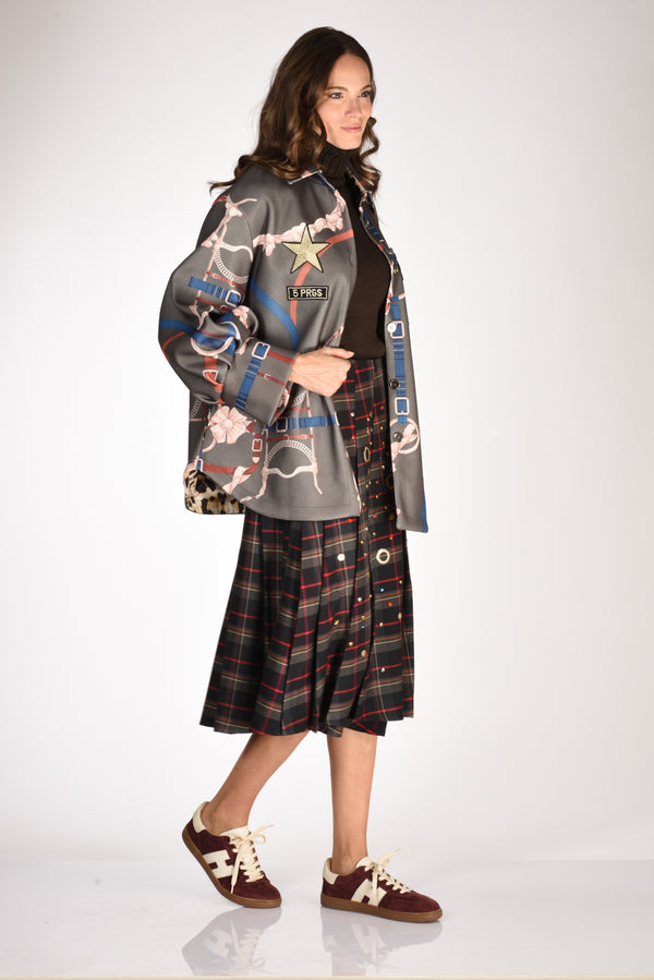 5 Progress Cappotto Camicia Verde Donna-2