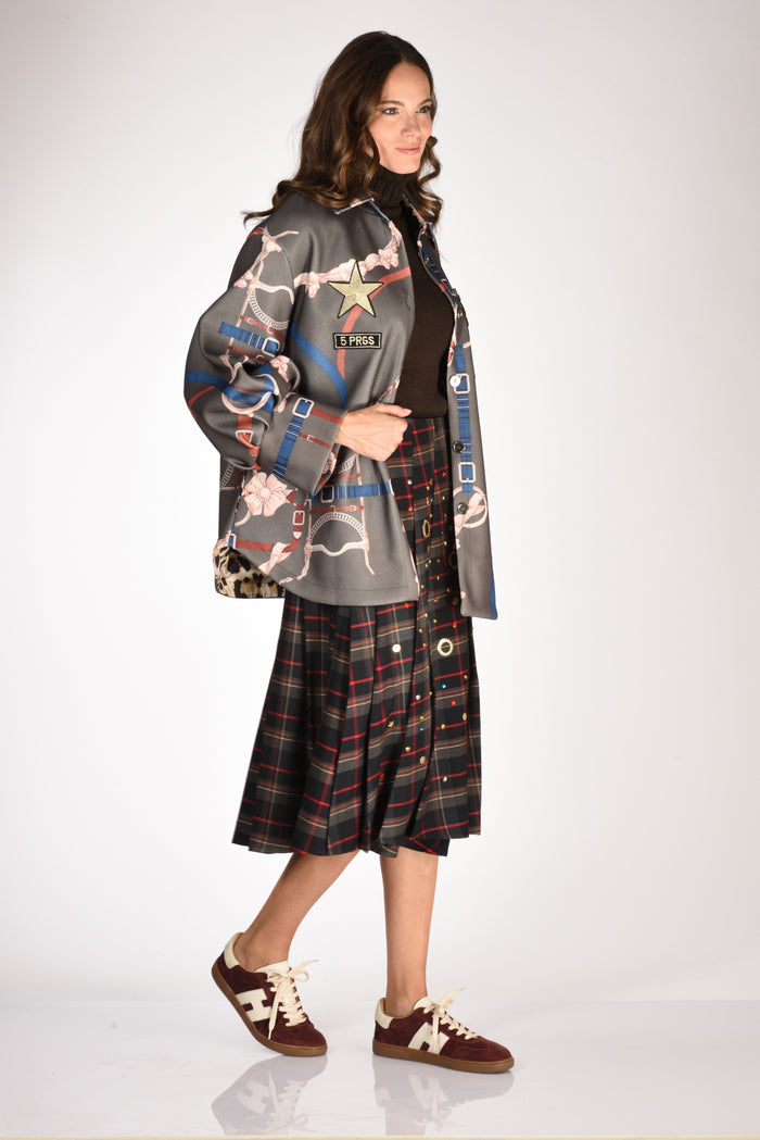 5 Progress Cappotto Camicia Verde Donna - 2