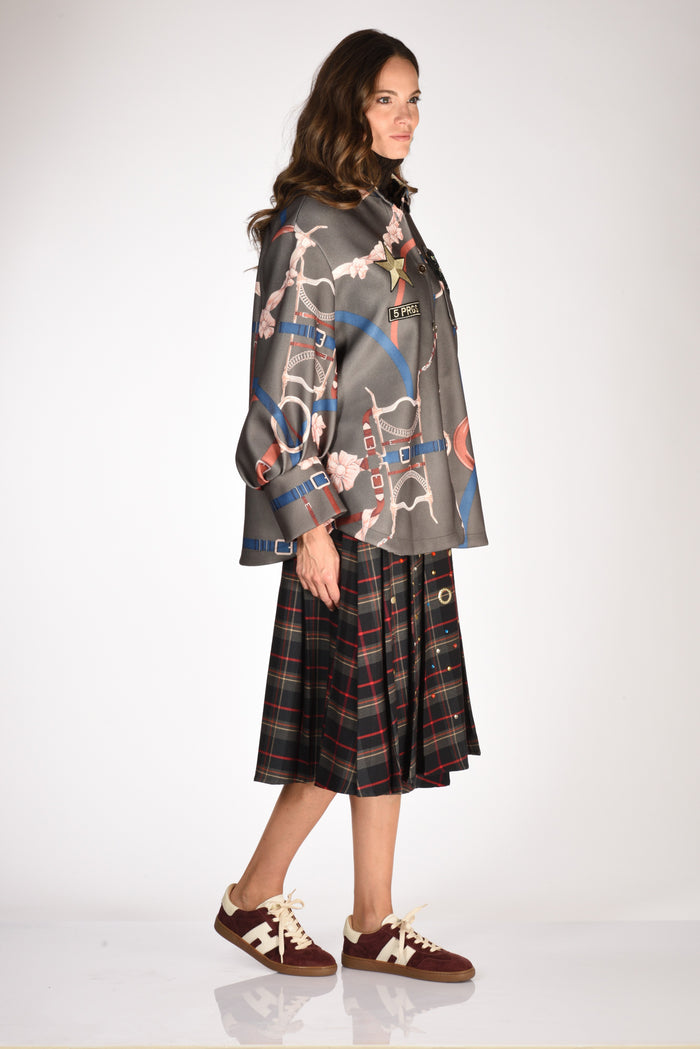 5 Progress Cappotto Camicia Verde Donna - 5