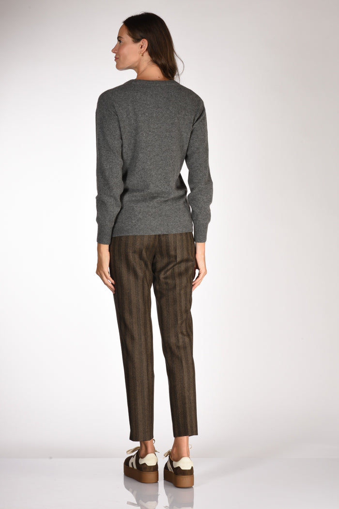 5 Progress Cardigan Grigio Donna - 5
