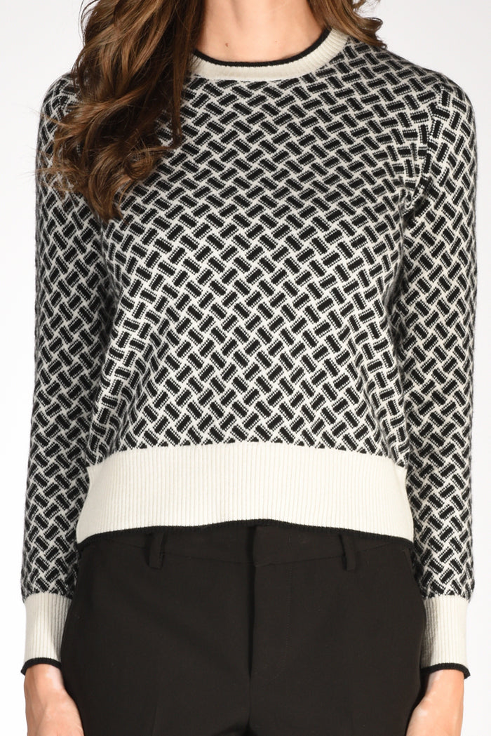 Drumohr Maglia Bianco/nero Donna - 3