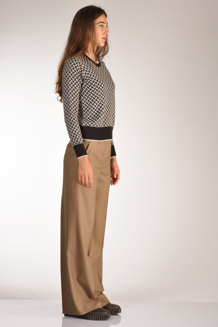 Drumohr Maglia Marrone/beige Donna - 4