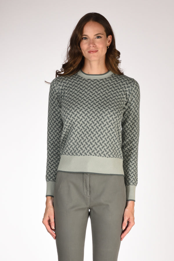 Drumohr Maglia Azzurro Chiaro/scuro Donna-2