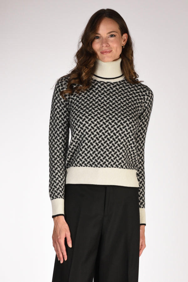 Drumohr Maglia Bianco/nero Donna