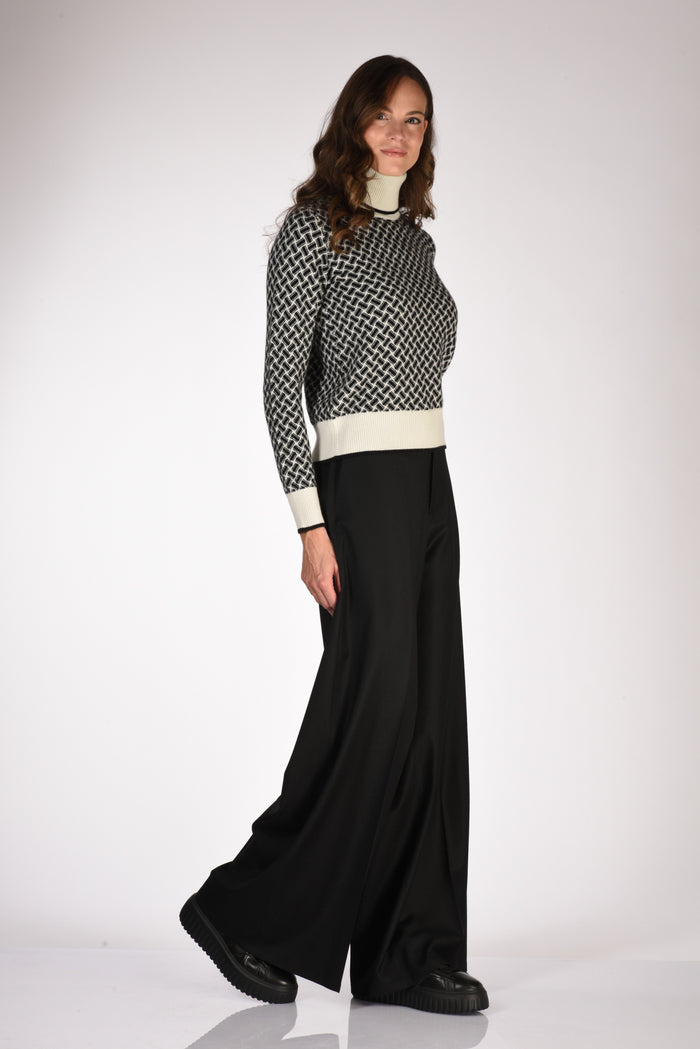 Drumohr Maglia Bianco/nero Donna - 4