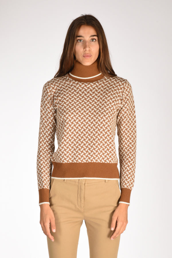 Drumohr Maglia Beige/bianco Donna-2