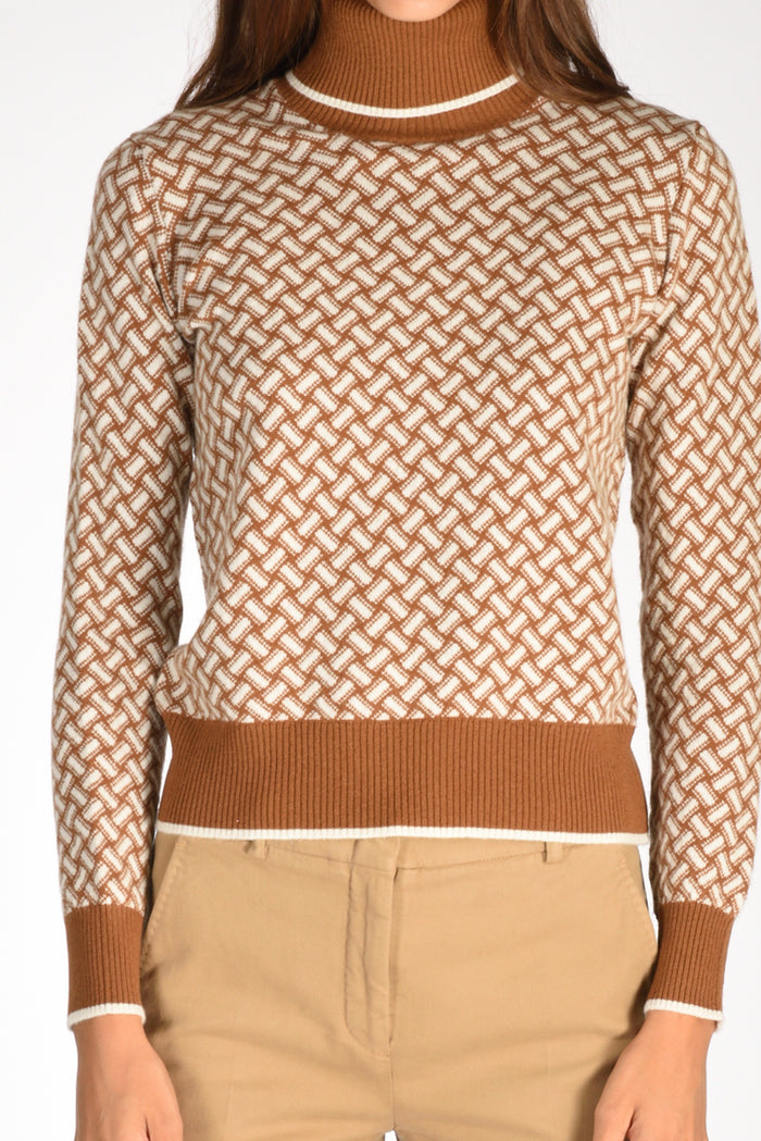 Drumohr Maglia Beige/bianco Donna - 3