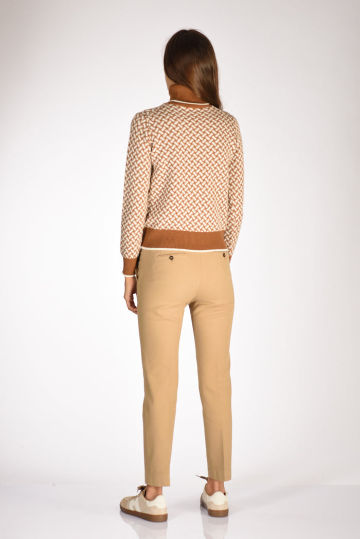 Drumohr Maglia Beige/bianco Donna - 4