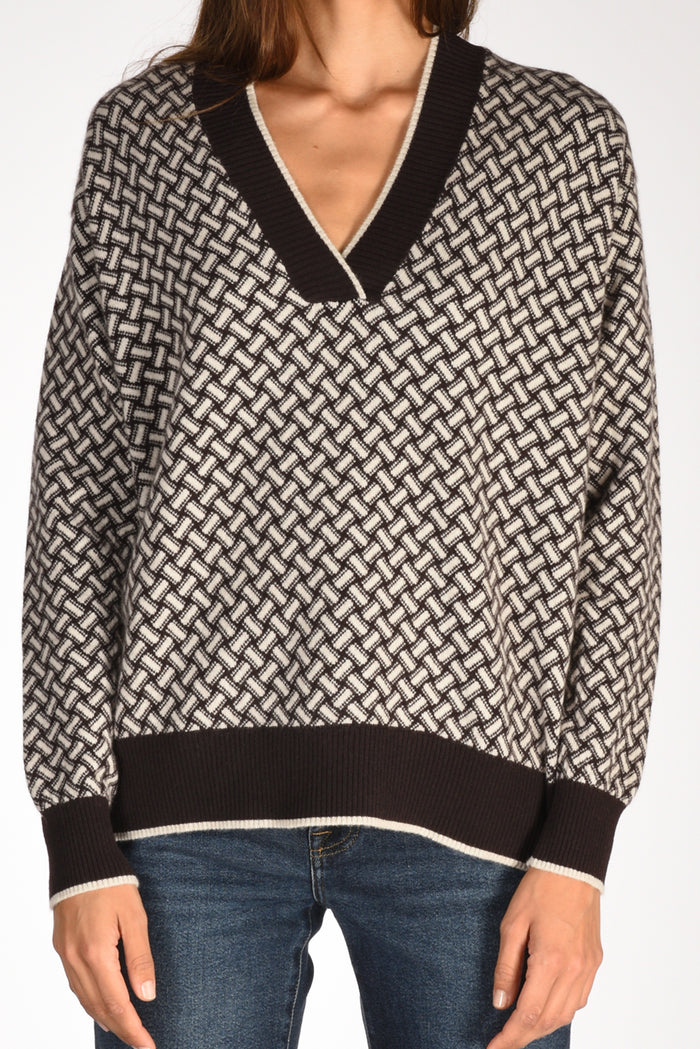Drumohr Maglia Marrone/beige Donna - 3