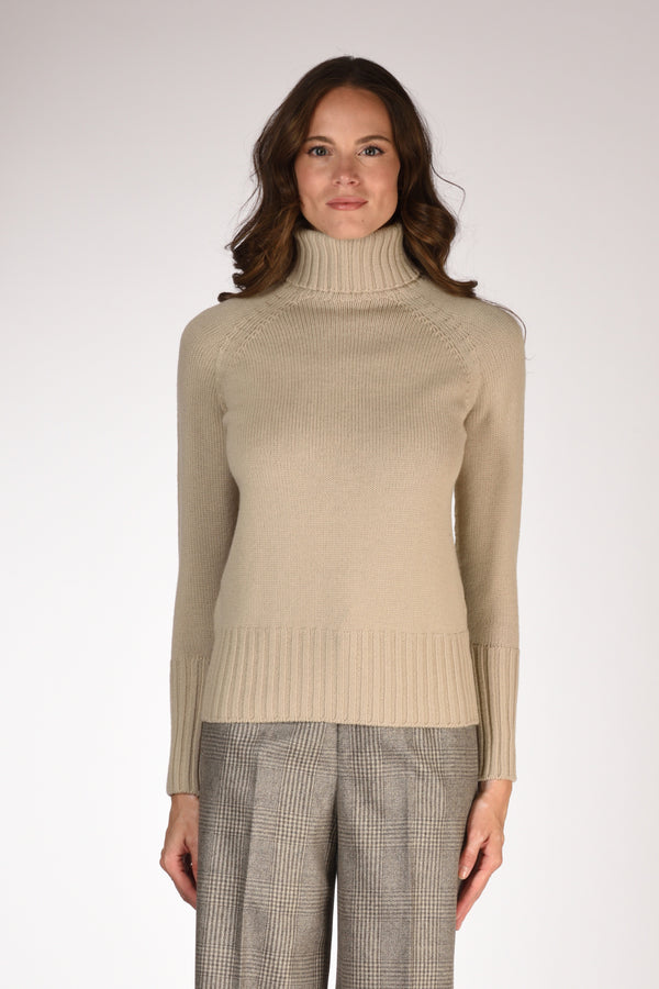 Drumohr Docevita Raglan Beige Chiaro Donna-2