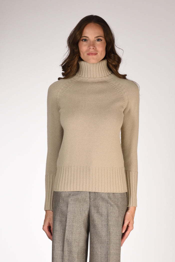 Drumohr Docevita Raglan Beige Chiaro Donna - 2