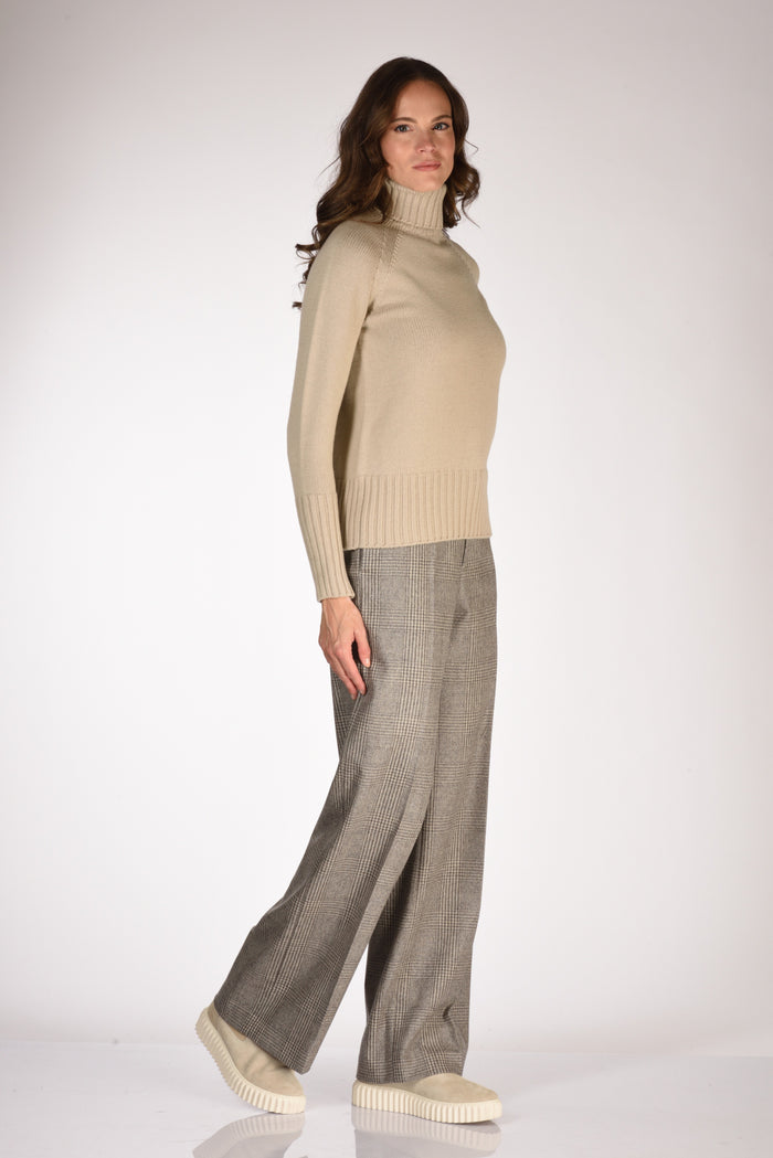 Drumohr Docevita Raglan Beige Chiaro Donna - 4