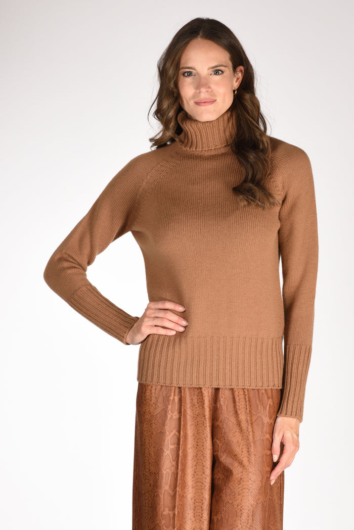 Drumohr Docevita Raglan Marrone Chiaro Donna - 1