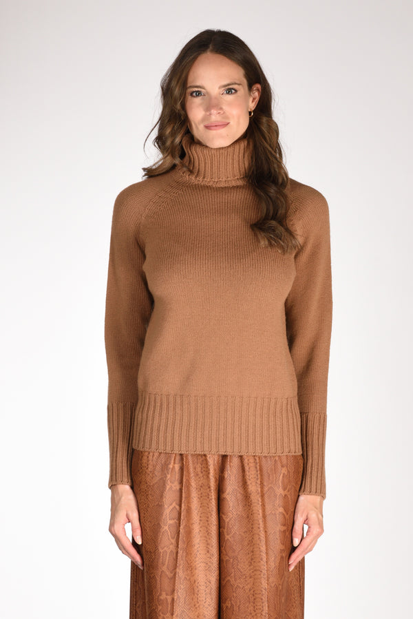 Drumohr Docevita Raglan Marrone Chiaro Donna-2