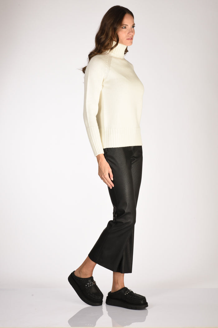 Drumohr Docevita Raglan Bianco Latte Donna - 4