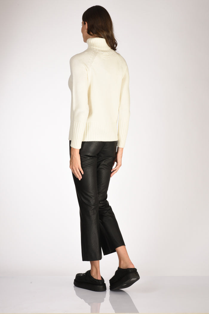 Drumohr Docevita Raglan Bianco Latte Donna - 5