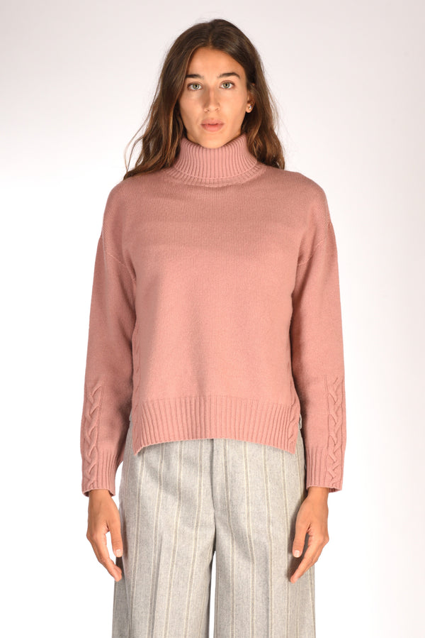 Drumohr Dolcevita Trecce Rosa Antico Donna-2