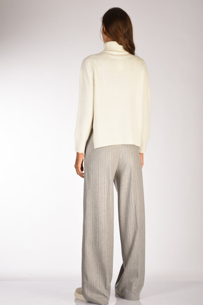 Drumohr Dolcevita Trecce Bianco Latte Donna - 5