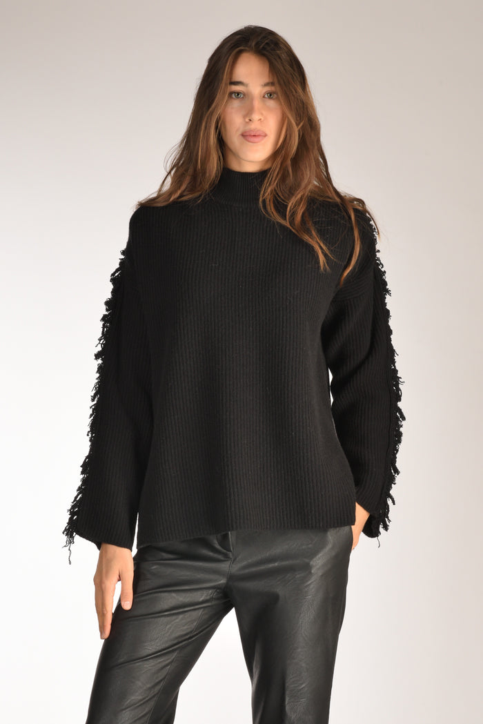 Drumohr Maglia Lupetto Nero Donna - 1