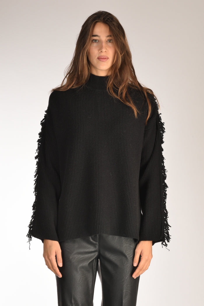 Drumohr Maglia Lupetto Nero Donna - 2