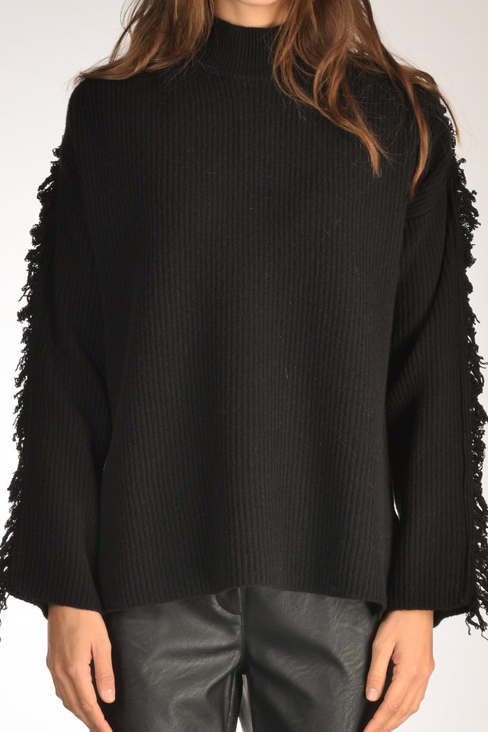 Drumohr Maglia Lupetto Nero Donna - 3