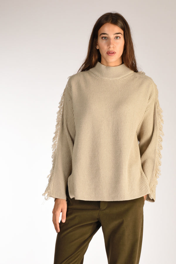 Drumohr Maglia Lupetto Beige Donna