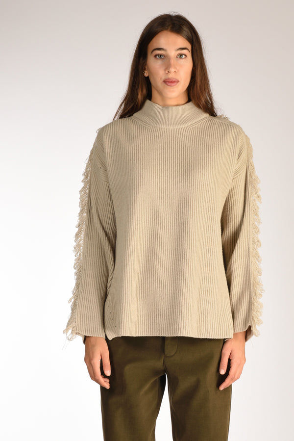 Drumohr Maglia Lupetto Beige Donna-2