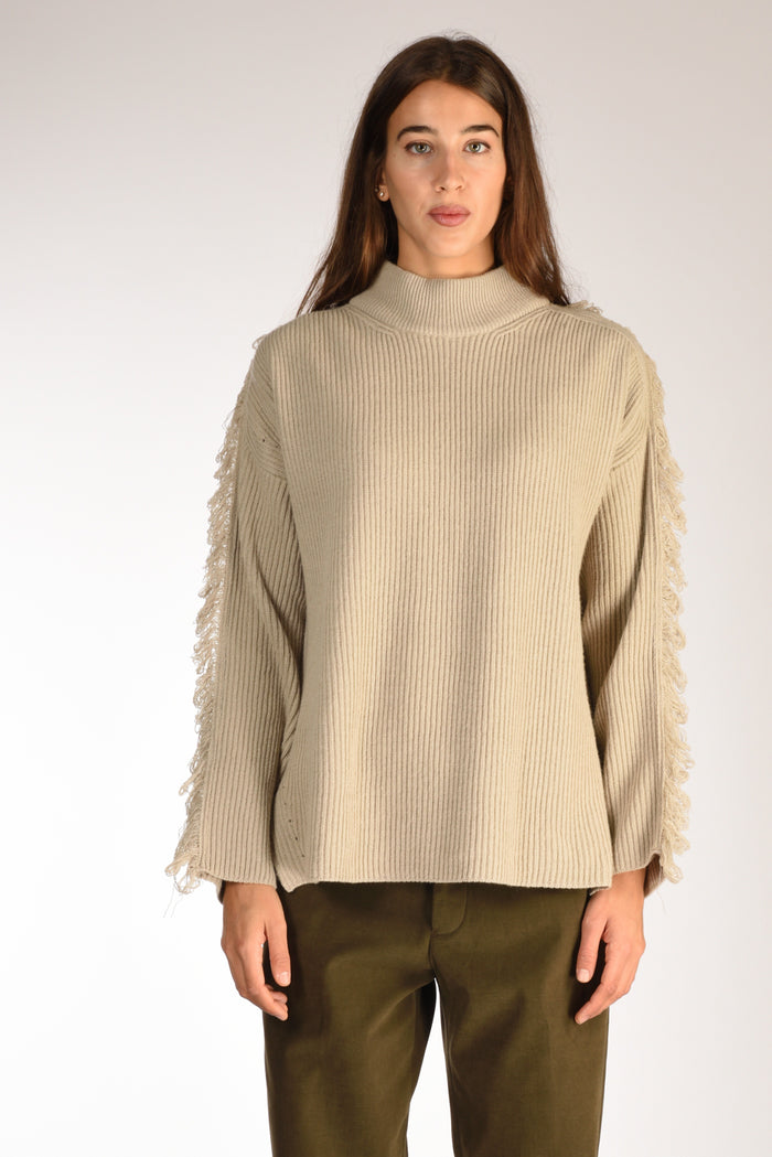 Drumohr Maglia Lupetto Beige Donna - 2