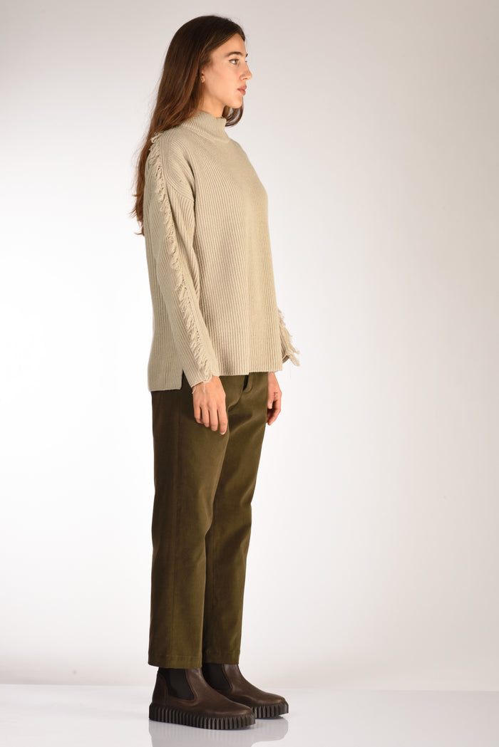 Drumohr Maglia Lupetto Beige Donna - 4