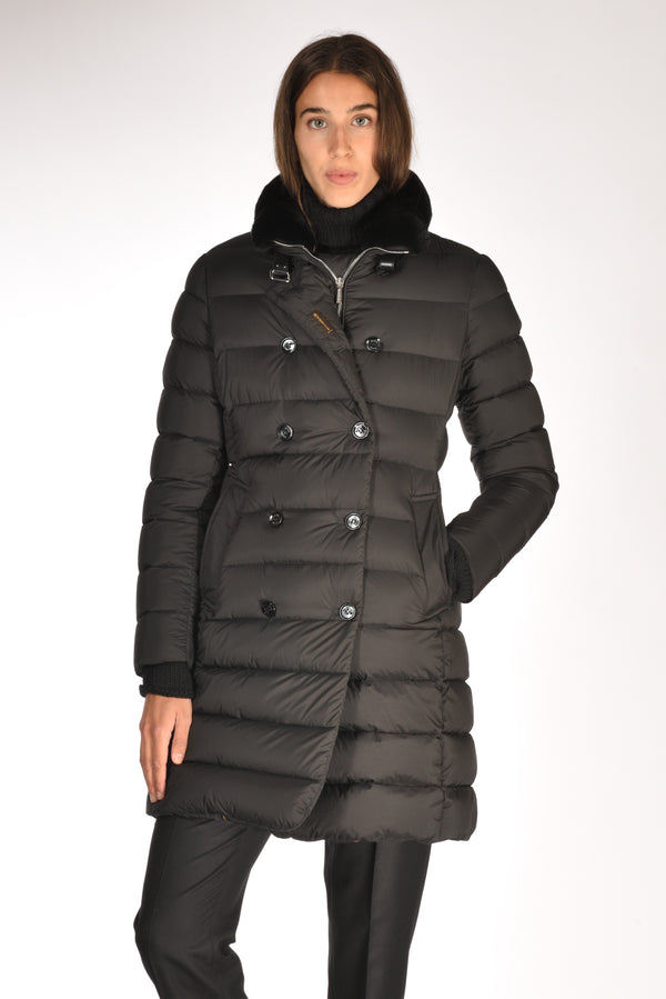 Moorer Piumino Longan Nero Donna