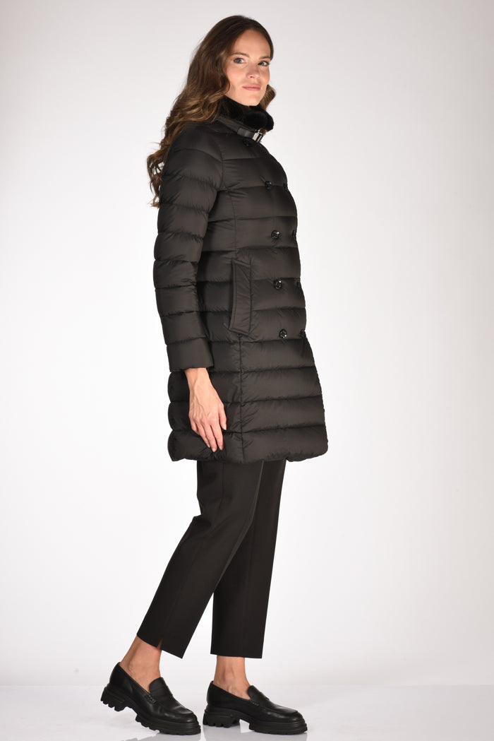 Moorer Piumino Longan Nero Donna - 4