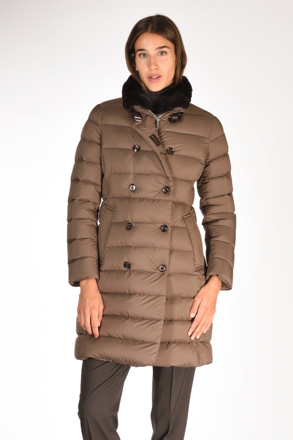 Moorer Piumino Longan Marrone Donna